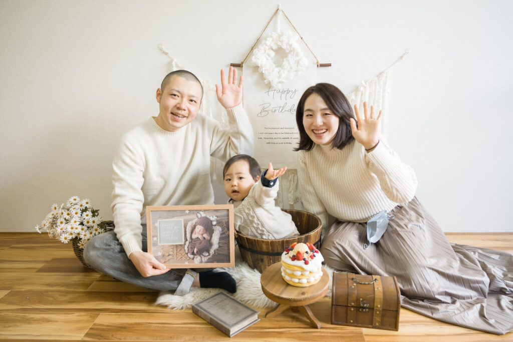 出張撮影 家族写真 1歳