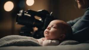 ニューボーンフォト撮影風景