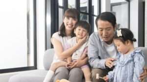 大きな窓からのサイド光を生かした写真